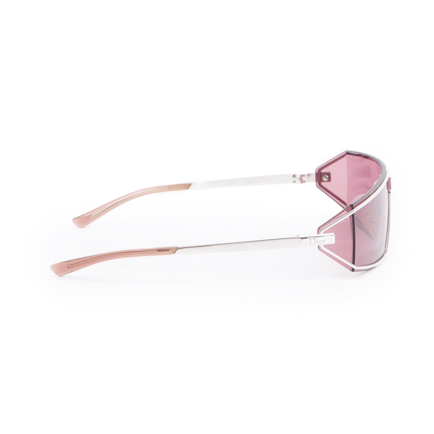 Christian Dior Pink Acetate Troika/SML Shield Sunglasses