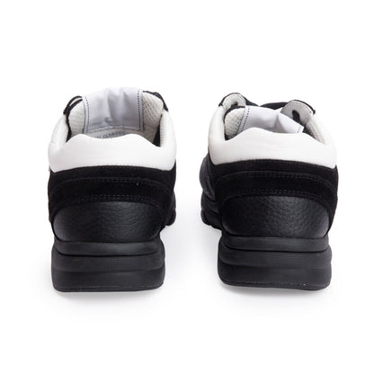 Chanel Black Calfskin Mesh Suede CC Logo Sneakers, Size 38.5