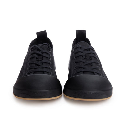 Bottega Veneta Black Canvas Vulcan Sneakers, Men's Size 44
