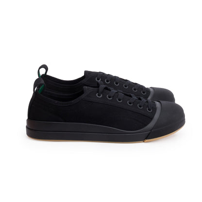 Bottega Veneta Black Canvas Vulcan Sneakers, Men's Size 44