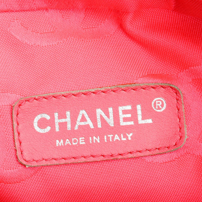 Chanel Black Lambskin Quilted Ligne Cambon Reporter Bag