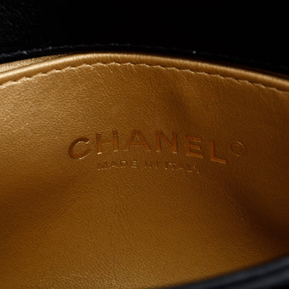 Chanel Black Quilted Lambskin Small Trendy Spirit Flap Handle Bag