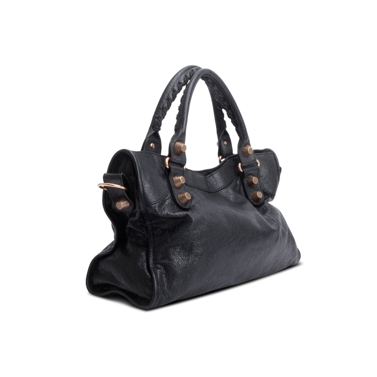 Balenciaga Black Agneau Giant 21 City Bag