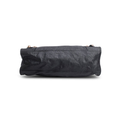 Balenciaga Black Agneau Giant 21 City Bag