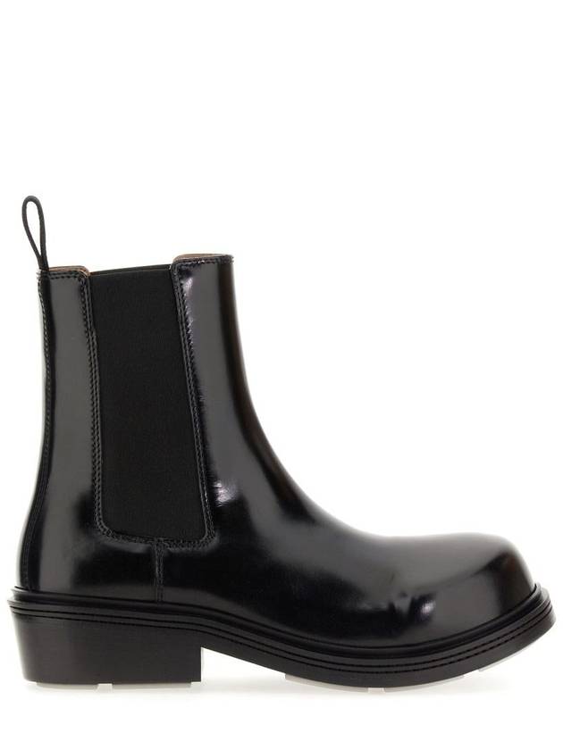 Luxury Bottega Veneta Fireman Leather Chelsea Ankle Boots