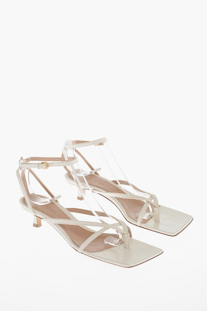 Luxury Bottega Veneta Leather Lounge Thong Sandals 4Cm