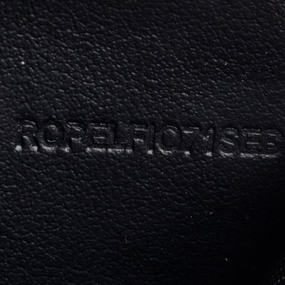 Burberry Canvas & Black Leather Zip Wallet