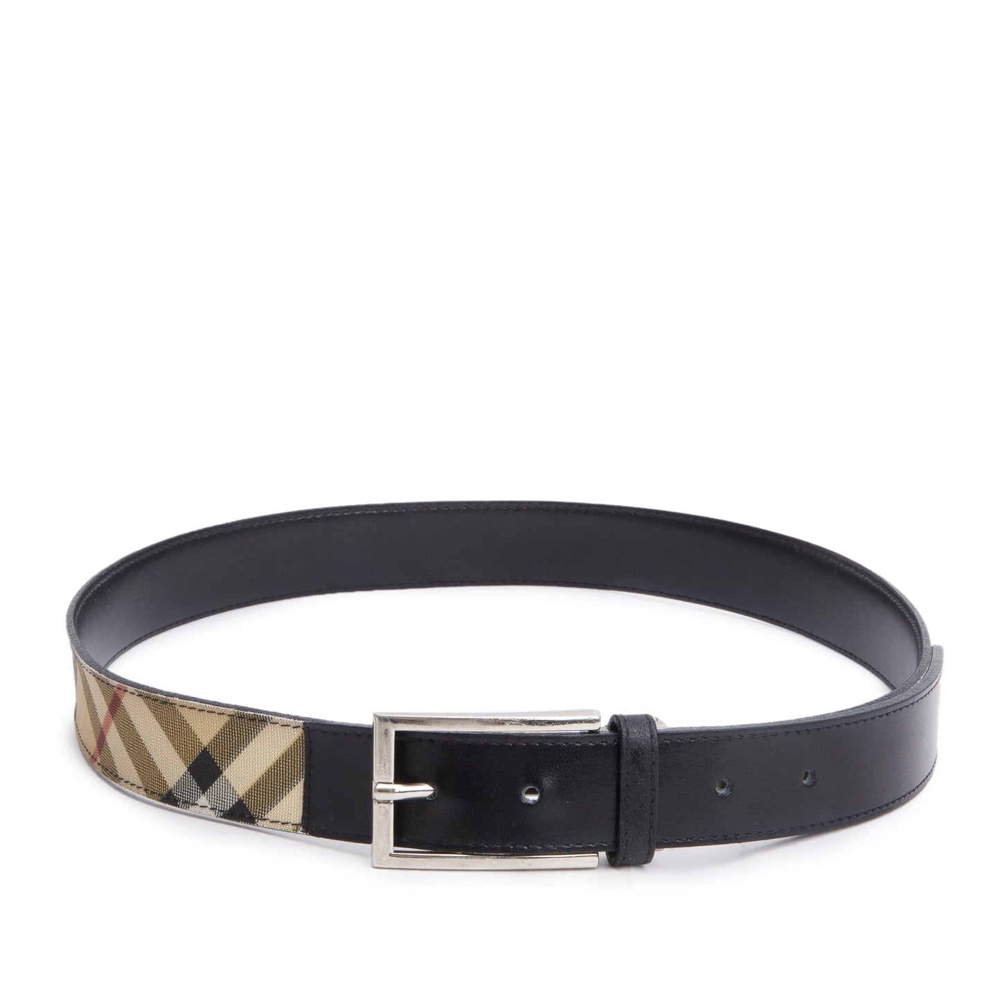 Burberry Nova Check Monogram Canvas Belt 100 40