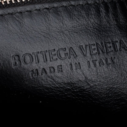 Bottega Veneta Black Nappa Intrecciato Small Jodie Shoulder Bag