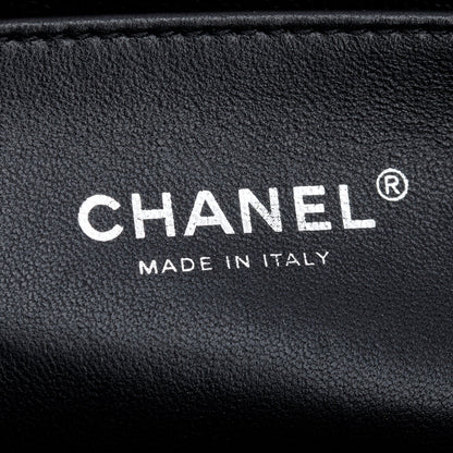 Chanel Black Caviar Quilted Medium Boy Bag