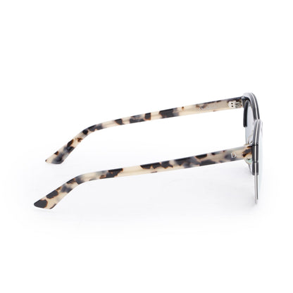 Christian Dior Black/Havana Acetate Diorsideral1 Round Sunglasses