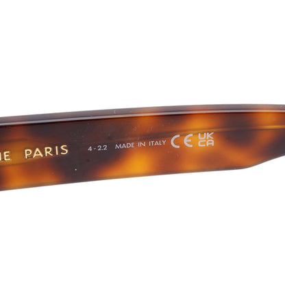 Celine CL40194U Tortoise Acetate Triomphe 01 Oval Sunglasses