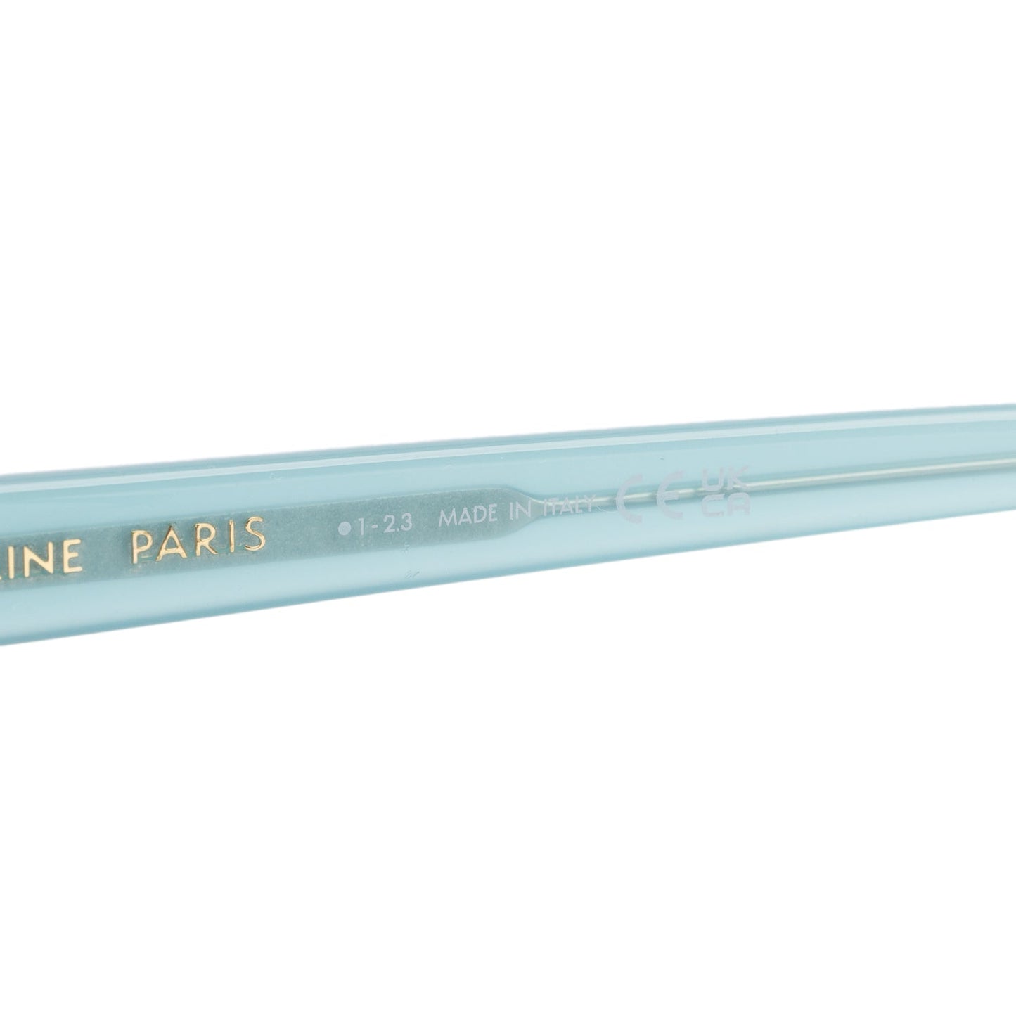 Celine CL40233I Blue Acetate Round Sunglasses