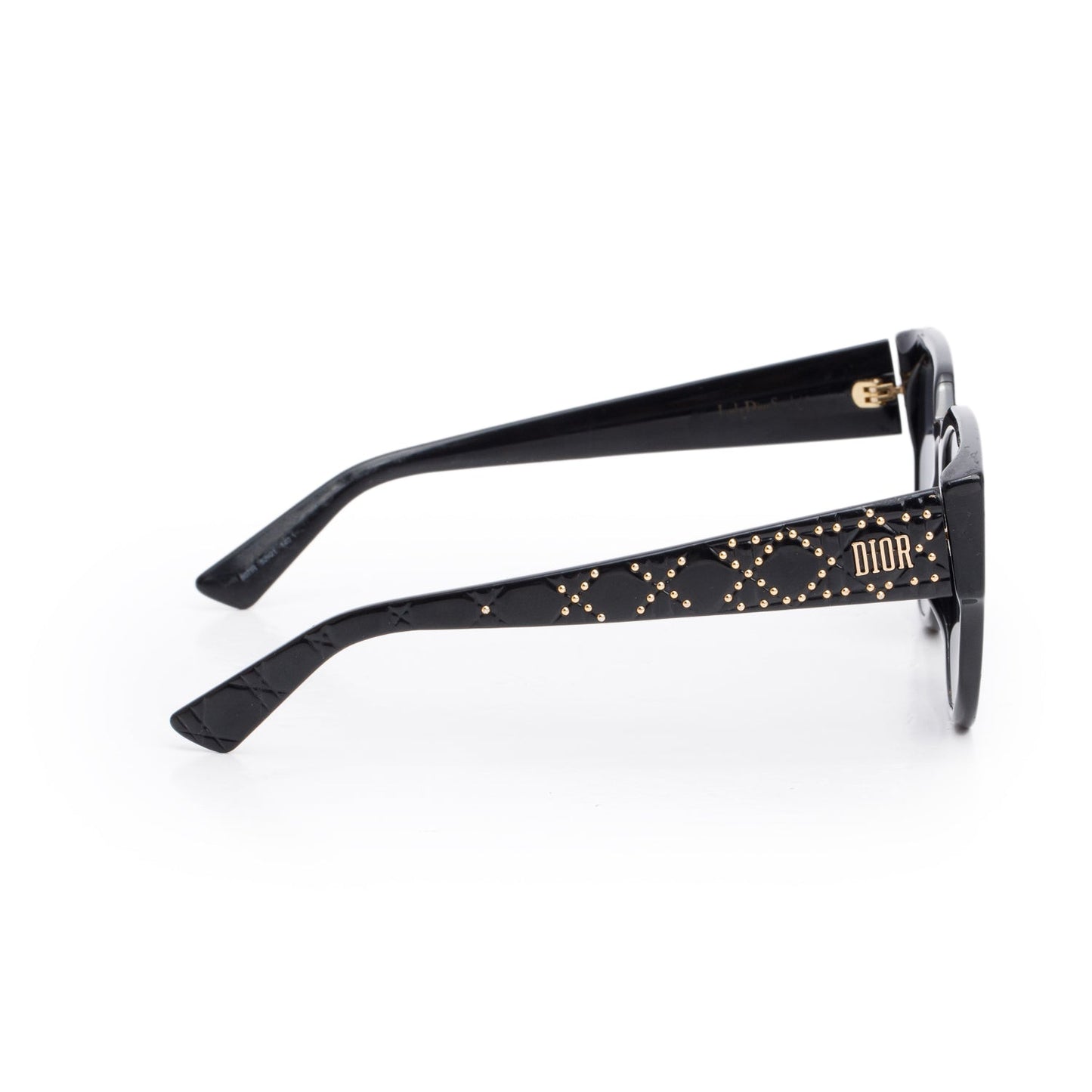 Christian Dior Black Acetate LadyDiorStuds Sunglasses