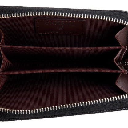 Chanel Black Caviar Leather Classic Zipped Coin Purse