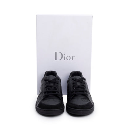 Christian Dior Black Leather Uniform Sneakers, Size 37.5