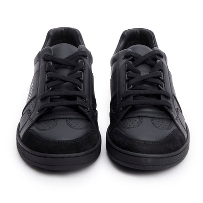 Christian Dior Black Leather Uniform Sneakers, Size 37.5