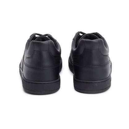 Christian Dior Black Leather Uniform Sneakers, Size 37.5