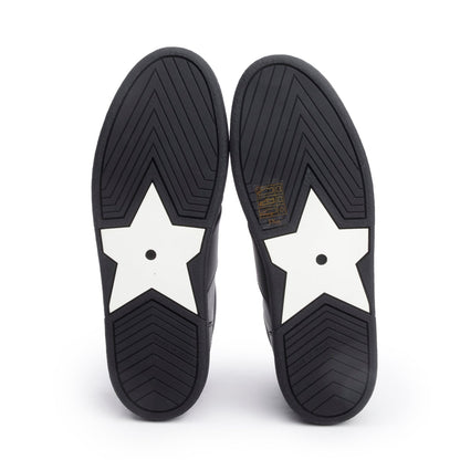 Christian Dior Black Leather Uniform Sneakers, Size 37.5
