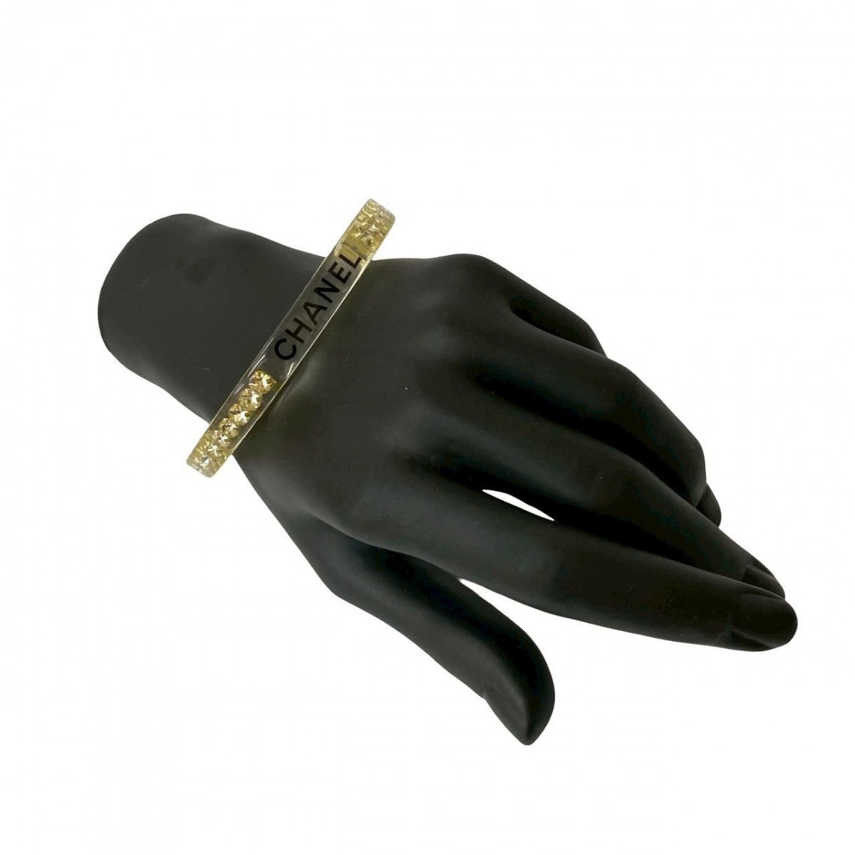 CHANEL bracelet plastic clear