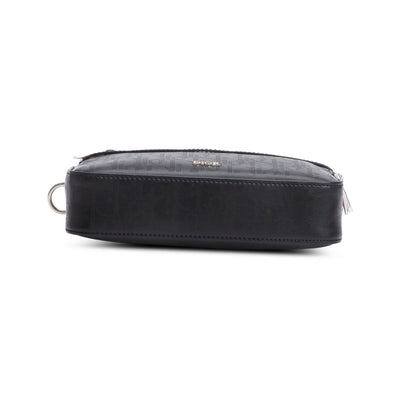 Christian Dior 2022 Black Oblique Galaxy Leather Safari Messenger Pouch