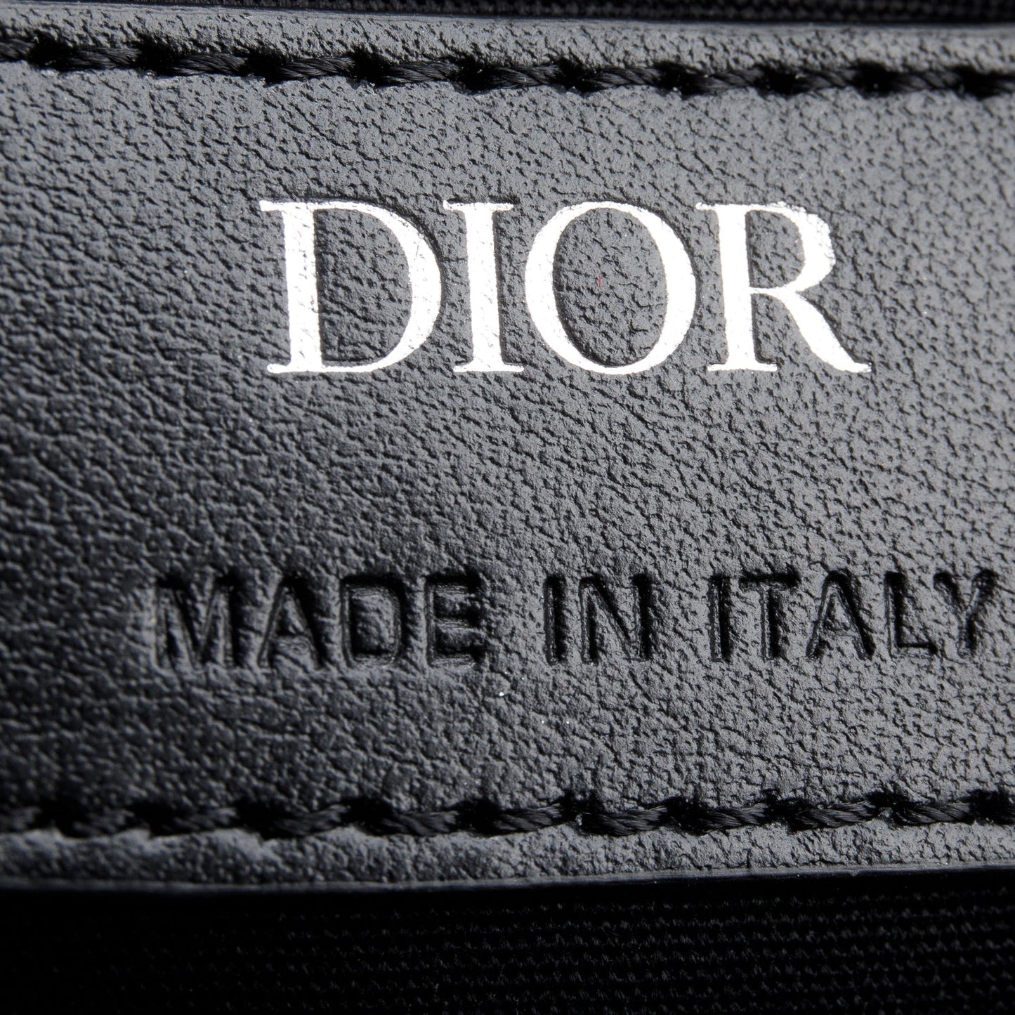 Christian Dior 2022 Black Oblique Galaxy Leather Safari Messenger Pouch