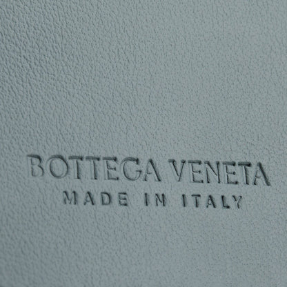Bottega Veneta Grey Intrecciato Leather Passport Case