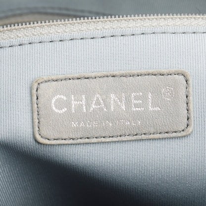 Chanel Blue Denim Grosgrain CC Tote Bag