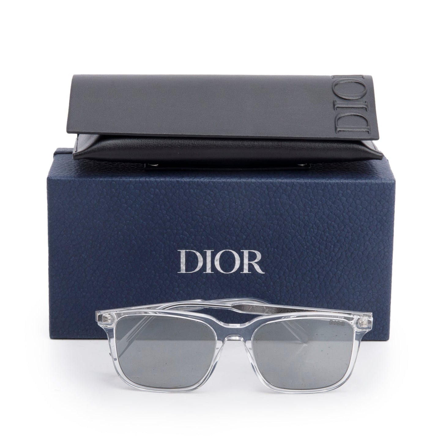 Christian Dior Transparent Acetate InDior S1I  Square Sunglasses