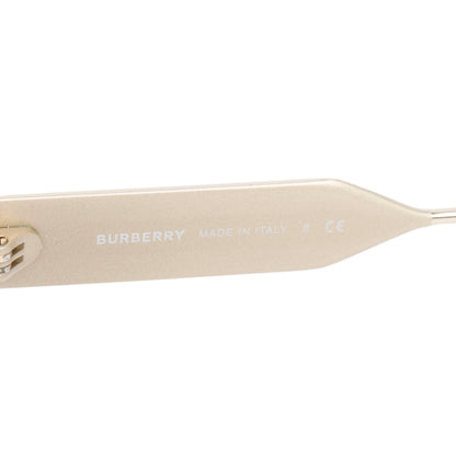 Burberry B 4328 Black Acetate TB Metal Trim Evelyn Square Sunglasses