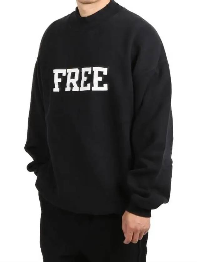 Luxury Balenciaga Trending 2025 WoMen's Free Embroidery Distressed Sweatshirt Black