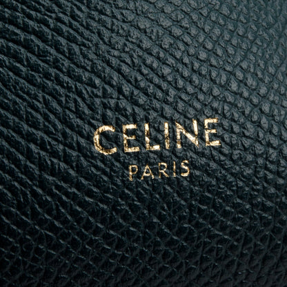 Celine Green Grained Calfskin Leather Nano Belt Bag