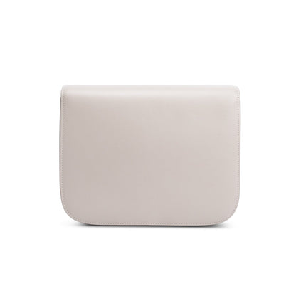 Celine Grey Calfskin Medium Classic Box Flap Bag