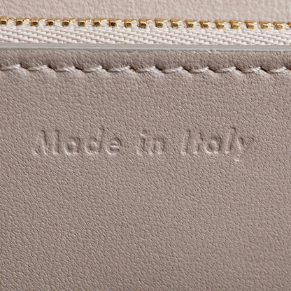 Celine Grey Calfskin Medium Classic Box Flap Bag