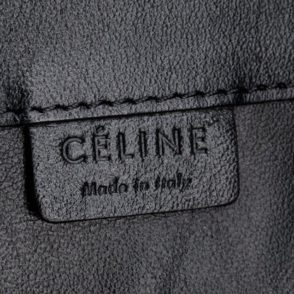 Celine Black Leather Vertical Cabas Large Tote