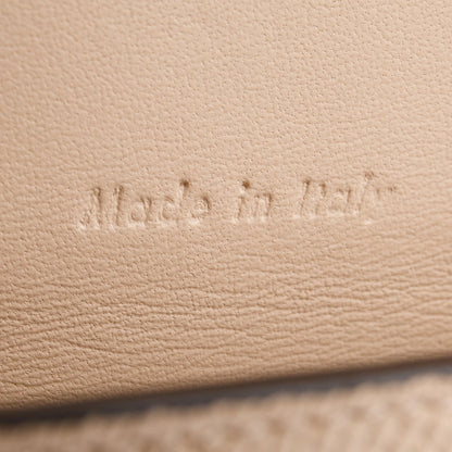 Celine Beige Grained Calfskin Medium Trotteur Crossbody Bag