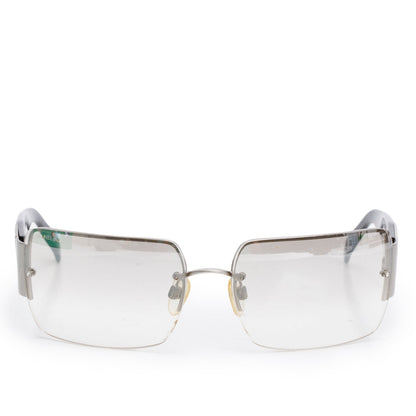 Chanel 4095-5 Crystal CC Logo Shield Sunglasses