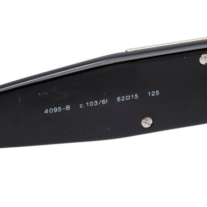 Chanel 4095-5 Crystal CC Logo Shield Sunglasses