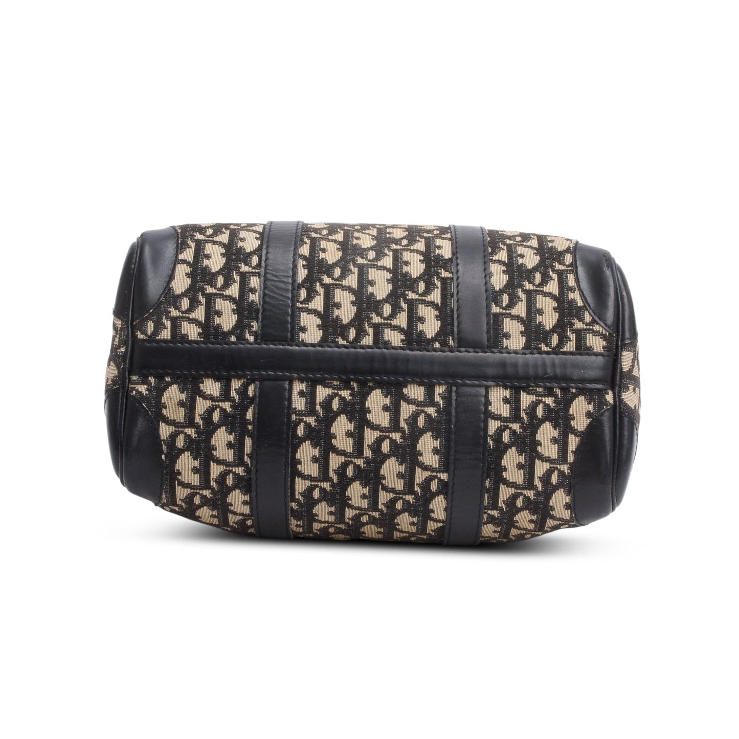 Christian Dior Navy Diorissimo Small Boston Bag