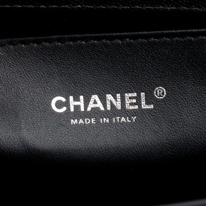 Chanel 2025 Black Caviar Quilted Medium Boy Bag