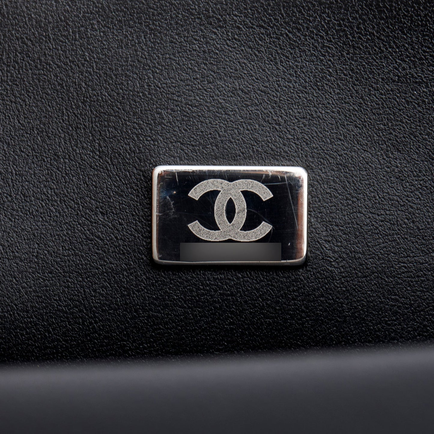 Chanel 2025 Black Caviar Quilted Medium Boy Bag