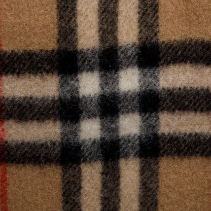 Burberry Brown House Check Wool Scarf