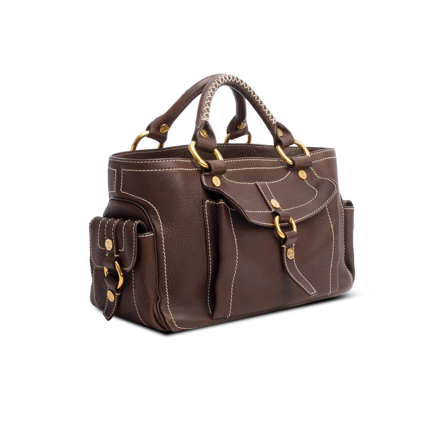 Celine Brown Leather Boogie Bag