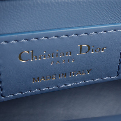Christian Dior 2020 Blue Leather 30 Montaigne Box Bag