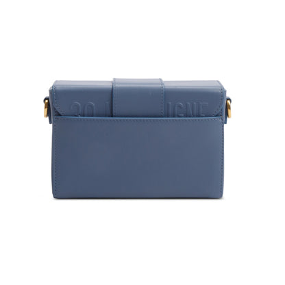 Christian Dior 2020 Blue Leather 30 Montaigne Box Bag