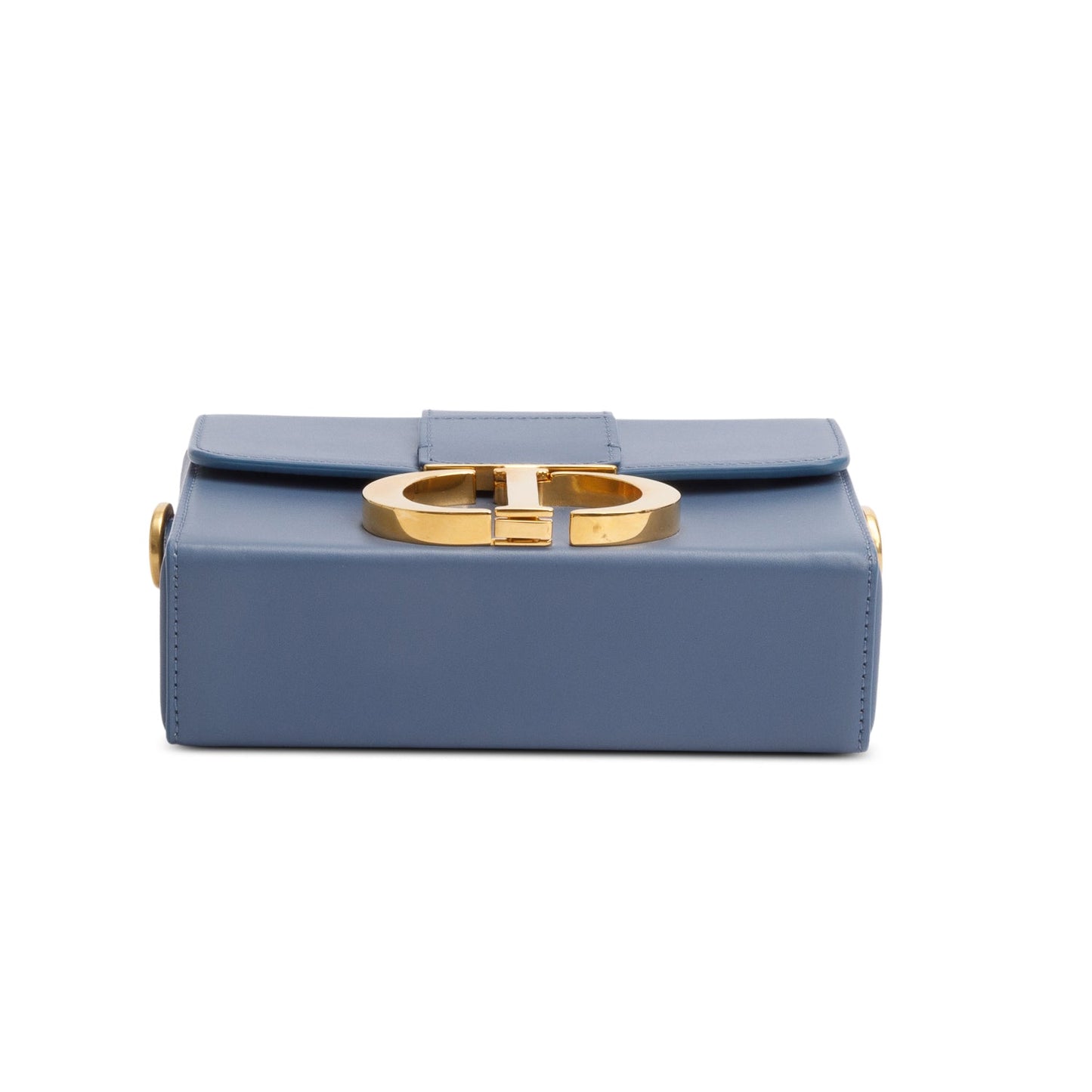 Christian Dior 2020 Blue Leather 30 Montaigne Box Bag