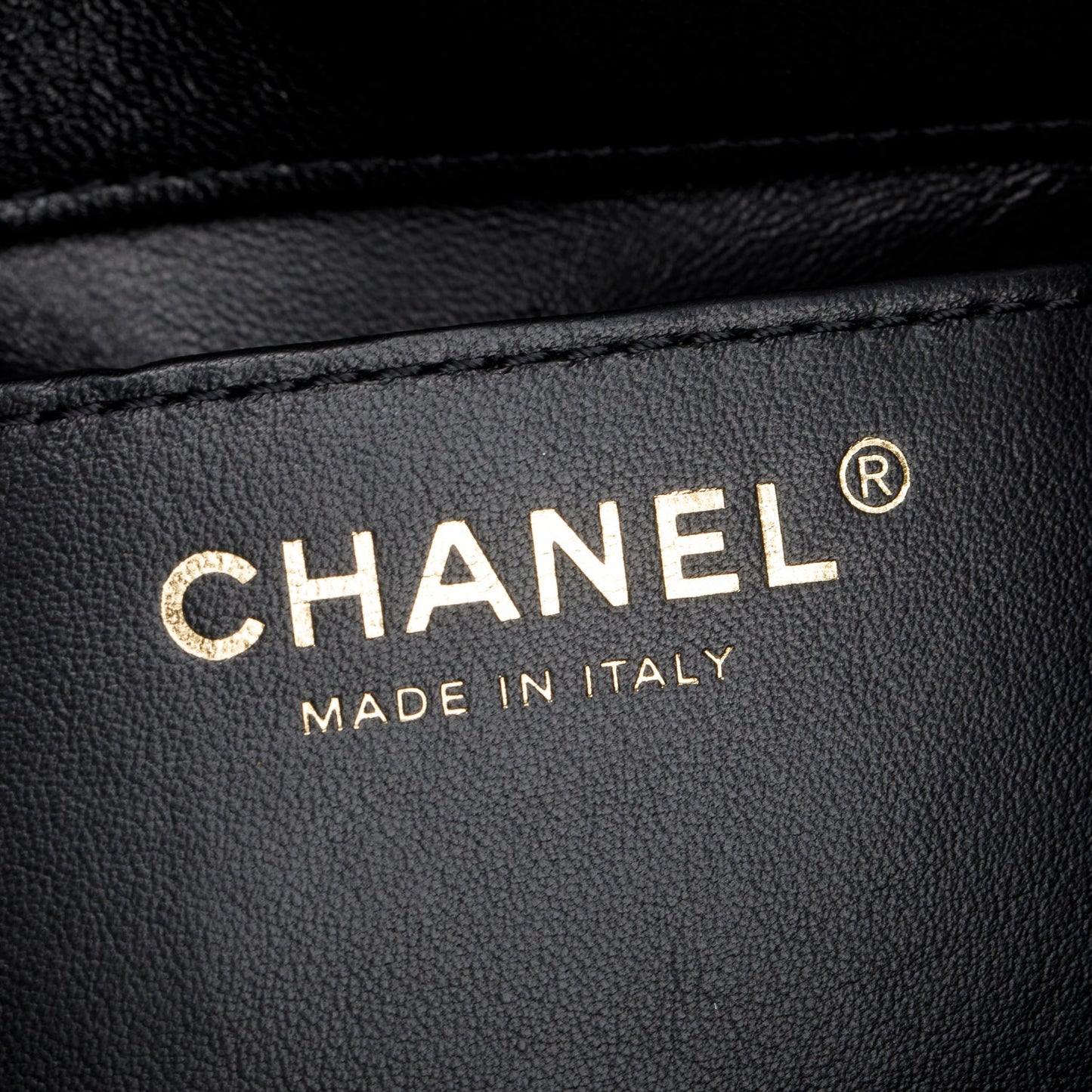 Chanel 2022 Black Goatskin Retro Classic Mini Square Flap Bag