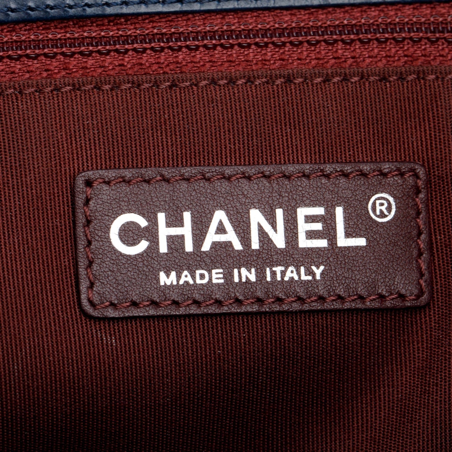 Chanel Navy Aged Calfskin Quilted Daily Walk Accordion Flap Shoulder Bag