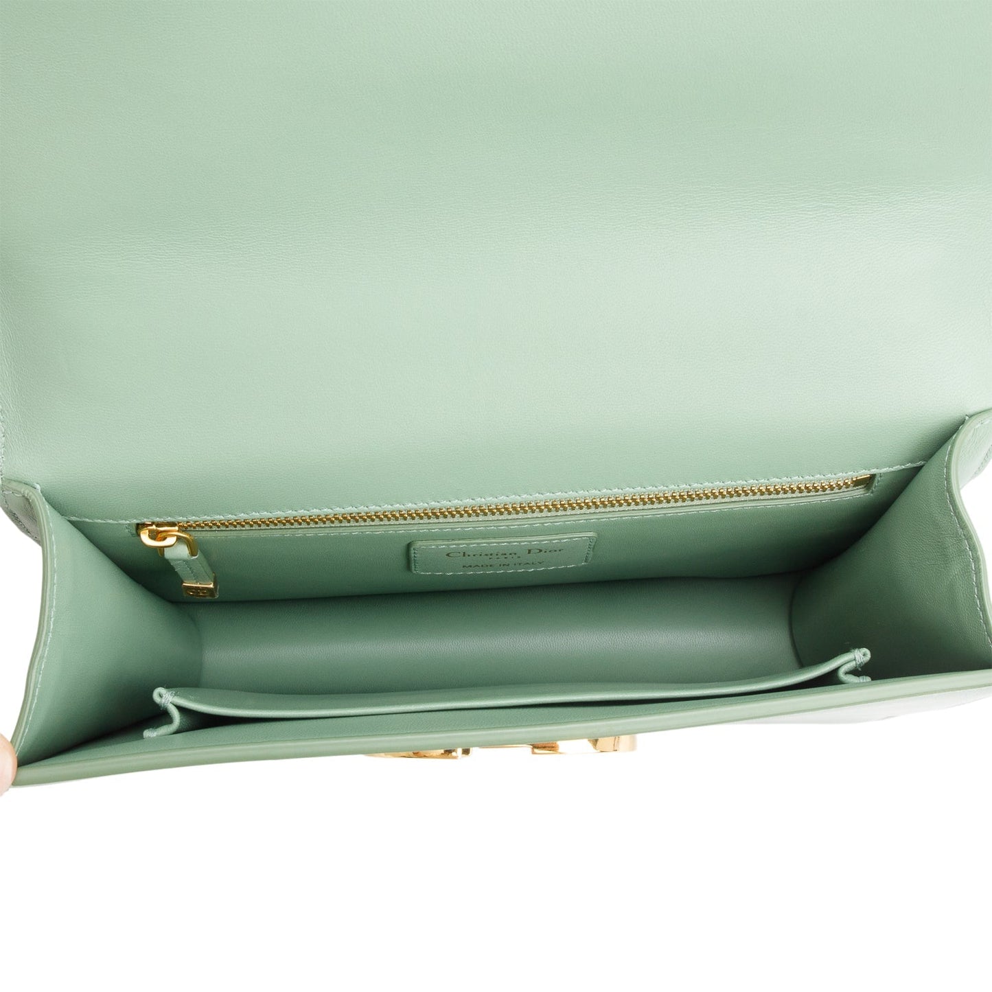 Christian Dior Green Box Leather 30 Montaigne Bag