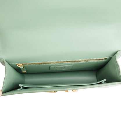 Christian Dior Green Box Leather 30 Montaigne Bag